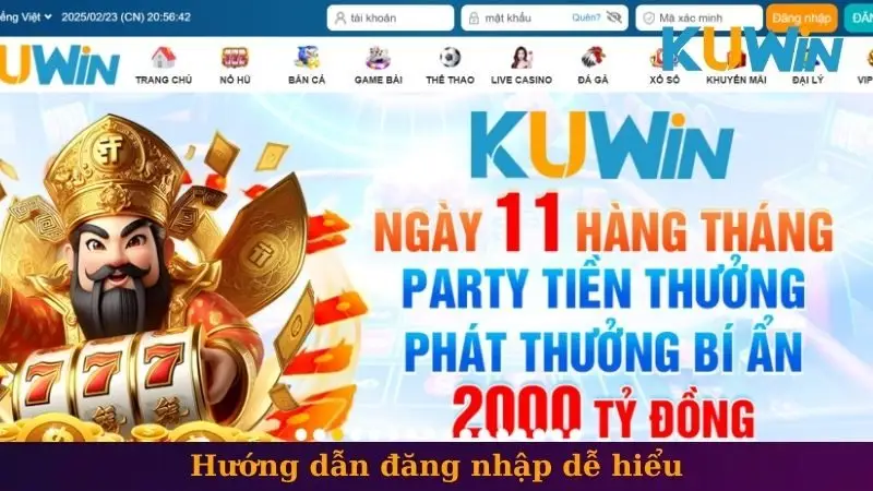 Hướng dẫn đăng nhập dễ hiểu